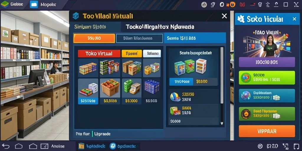 Screenshot CUANHOKI menunjukkan antarmuka utama permainan.