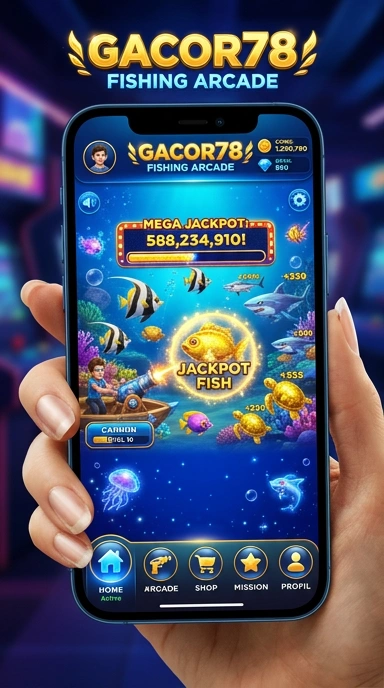 Pratinjau antarmuka gacor78 — aplikasi APK resmi Android v3.9.8